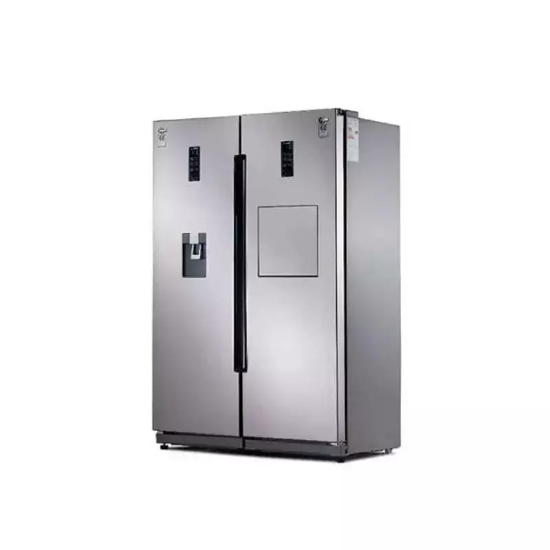  یخچال و فریزر  استیل خشدار عرض هرکدام 60  مدل روسو پلاس-ROSSO PLUS کلور (کمپرسور اینورتر)(V02)